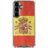 Spain Flag Distressed Galaxy S26 Clear Case