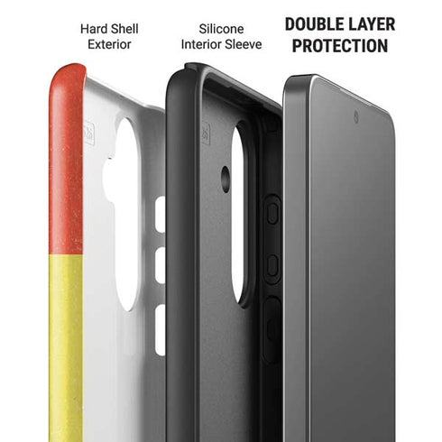 Spain Flag Distressed Galaxy S26 Plus Impact Case