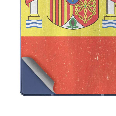 Spain Flag Distressed Galaxy Z Fold6 Skin