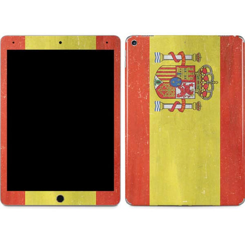 Spain Flag Distressed iPad Skins