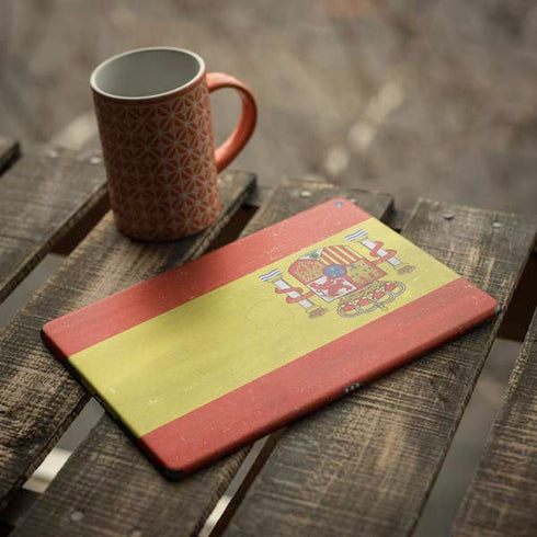 Spain Flag Distressed iPad Skins