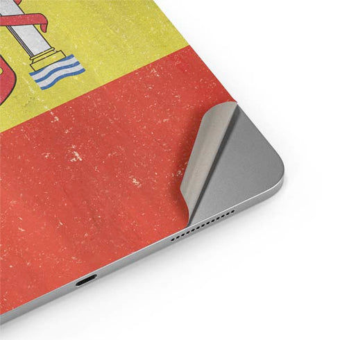Spain Flag Distressed Apple iPad Air Skin