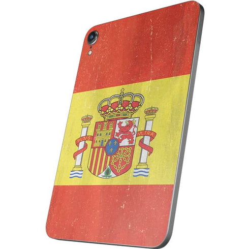 Spain Flag Distressed Apple iPad Mini Skin