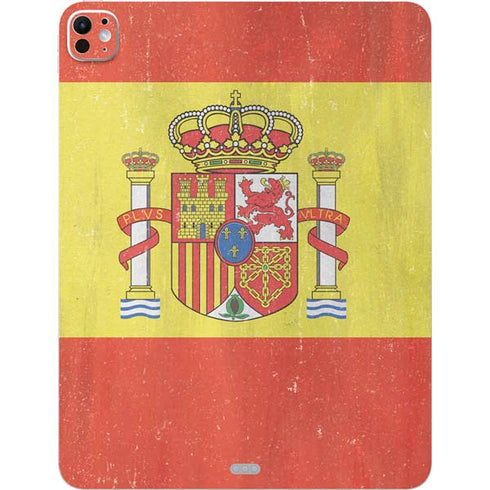 Spain Flag Distressed iPad Pro 13in M4 (2024) Skin