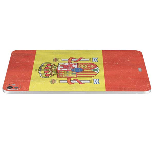 Spain Flag Distressed iPad Pro 13in M4 (2024) Skin