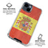 Spain Flag Distressed iPhone 15 Clear Case