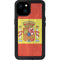 Spain Flag Distressed iPhone 15 Plus Waterproof Case
