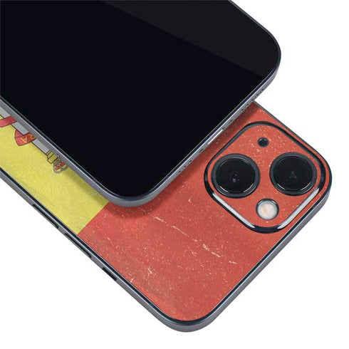Spain Flag Distressed iPhone 15 Skin
