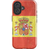 Spain Flag Distressed iPhone 16 Impact Case