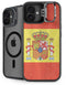 Spain Flag Distressed iPhone 16 Kickstand Case