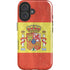 Spain Flag Distressed iPhone 16 Magsafe Impact Case