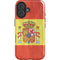 Spain Flag Distressed iPhone 16 Plus Magsafe Impact Case
