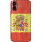 Spain Flag Distressed iPhone 16 Plus Skin