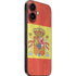 Spain Flag Distressed iPhone 16 Plus Skin