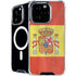 Spain Flag Distressed iPhone 16 Pro MagSafe Case