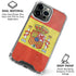 Spain Flag Distressed iPhone 16 Pro Max Clear Case