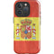 Spain Flag Distressed iPhone 16 Pro Max Magsafe Impact Case