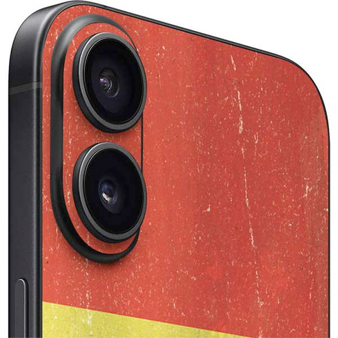 Spain Flag Distressed iPhone 16 Skin