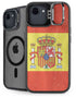 Spain Flag Distressed iPhone 16e Kickstand Case
