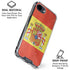 Spain Flag Distressed iPhone 16e Clear Case
