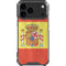 Spain Flag Distressed iPhone 18 Pro Max Clear Case