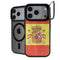 Spain Flag Distressed iPhone 18 Pro Max Kickstand Case