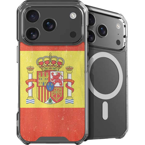 Spain Flag Distressed iPhone 18 Pro Max MagSafe Case
