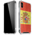 Spain Flag Distressed iPhone X/XS Clear Case