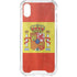 Spain Flag Distressed iPhone XS Clear Case