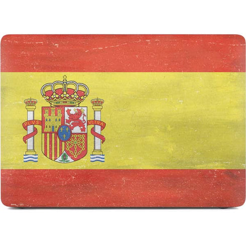 Spain Flag Distressed Apple MacBook Air Skin