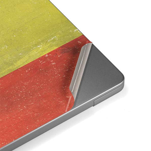 Spain Flag Distressed Apple MacBook Pro 14-inch Skin