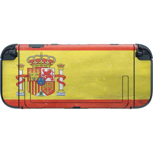 Spain Flag Distressed Nintendo Switch 2 (2025) with Joy-Con Skin