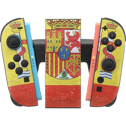 Spain Flag Distressed Nintendo Switch 2 (2025) Joy-Con Controller Skin
