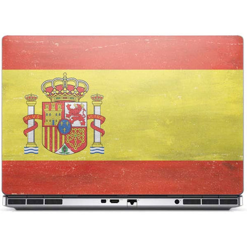 Spain Flag Distressed Dell Precision Skin