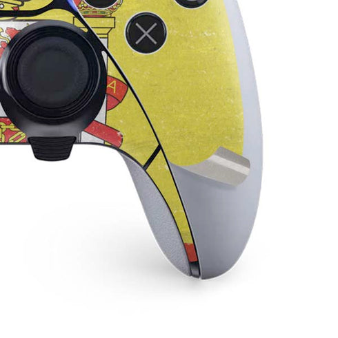 Spain Flag Distressed PS5 DualSense Edge Pro Controller Skin