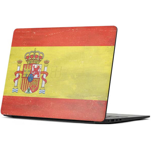 Spain Flag Distressed Surface Laptop 7 13.8in Skin