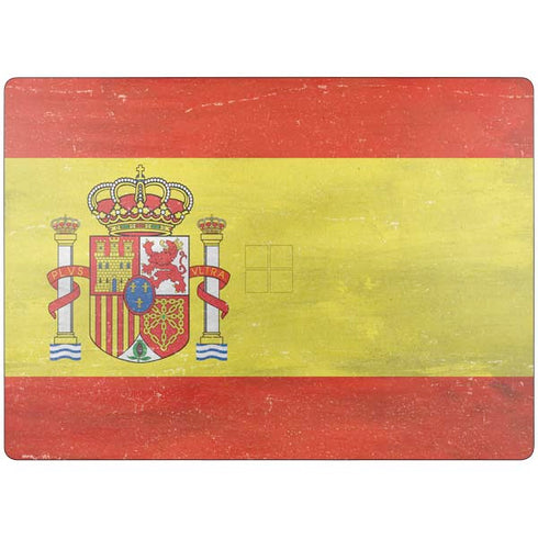 Spain Flag Distressed Surface Laptop 7 15in Skin