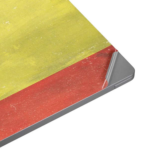 Spain Flag Distressed Laptop Skins