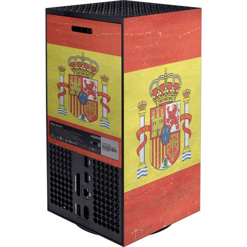 Spain Flag Distressed Xbox Series X Bundle Skin
