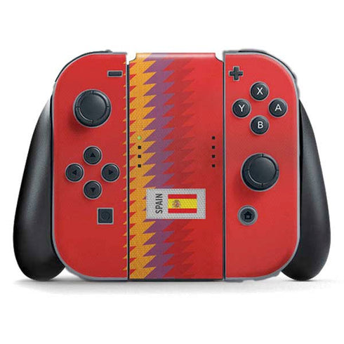 Spain Soccer Flag Nintendo Skins