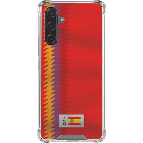 Spain Soccer Flag Galaxy A17 Clear Case