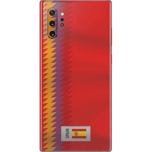 Spain Soccer Flag Galaxy Note 10 Plus Skin