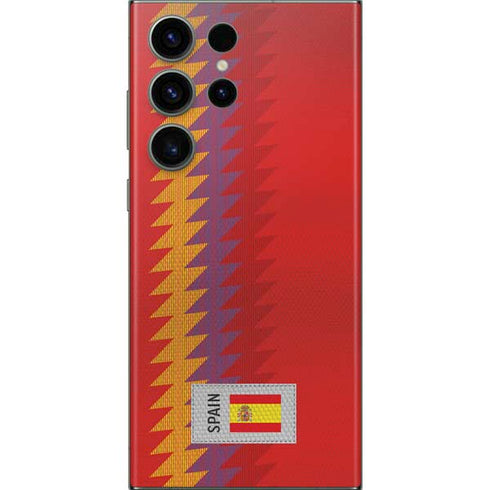 Spain Soccer Flag Galaxy Skins