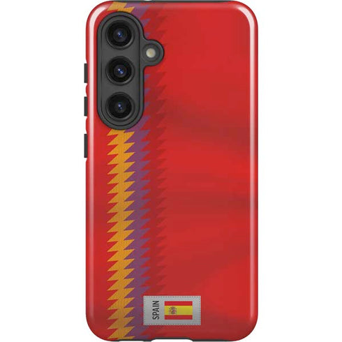 Spain Soccer Flag Galaxy S25 Impact Case