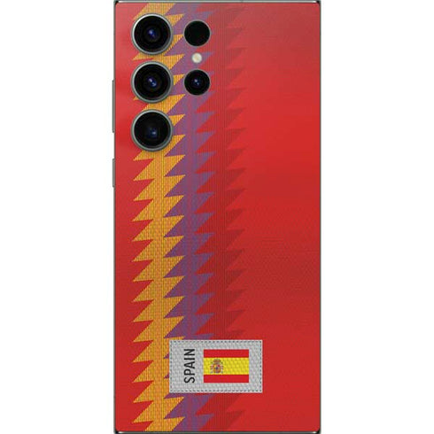 Spain Soccer Flag Galaxy S24 Ultra Skin