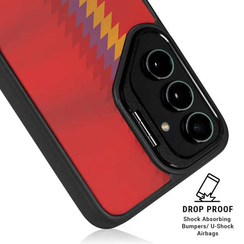 Spain Soccer Flag Galaxy S26 Kickstand Case