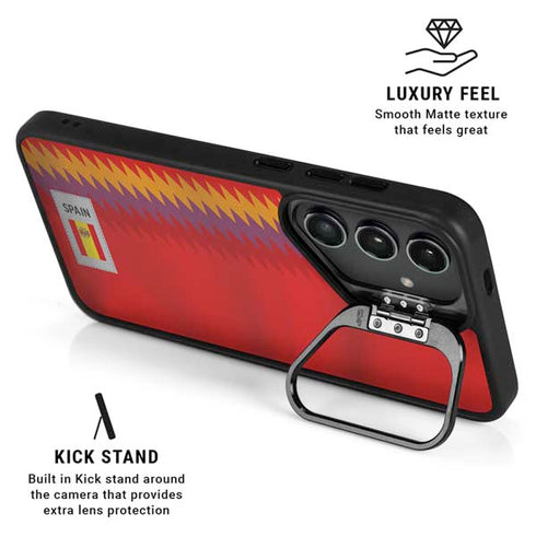 Spain Soccer Flag Galaxy S26 Ultra Kickstand Case