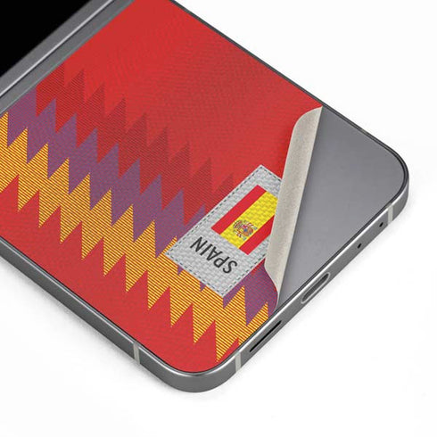 Spain Soccer Flag Galaxy Z Flip6 Skin