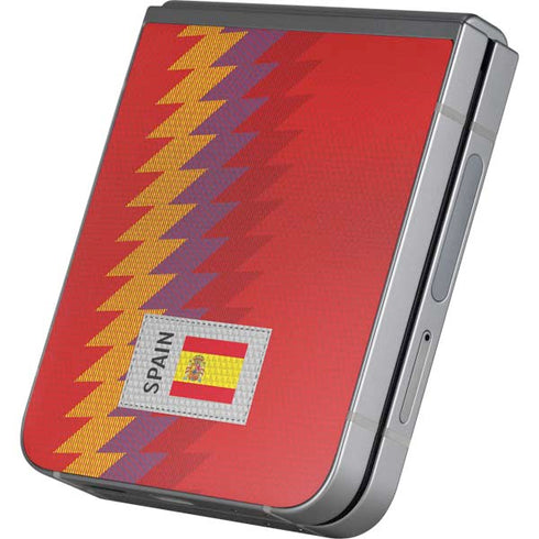 Spain Soccer Flag Galaxy Z Flip6 Skin