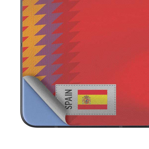 Spain Soccer Flag Galaxy Z Fold5 5G Skin